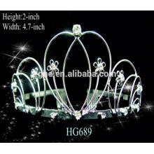 El desfile real corona las tiaras que casan la tiara de la corona nupcial de la tiara